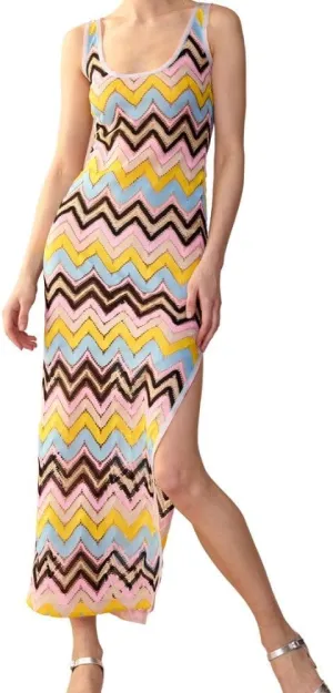 Cynthia Rowley Zigzag Knit Dress