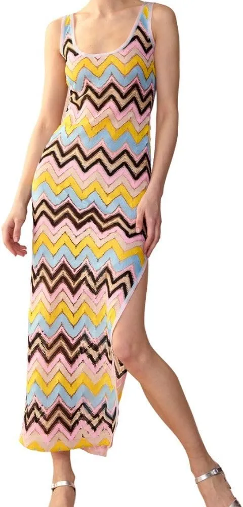 Cynthia Rowley Zigzag Knit Dress