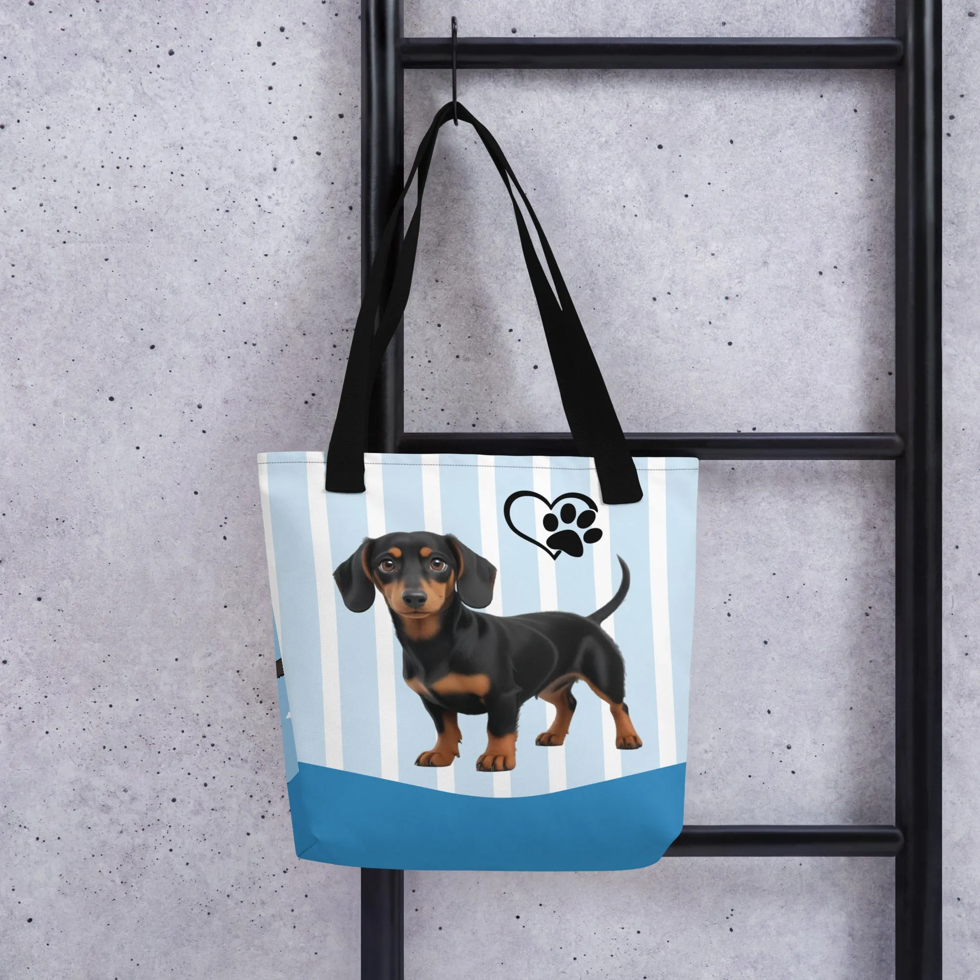 Dapper Dachshund Tote Bag