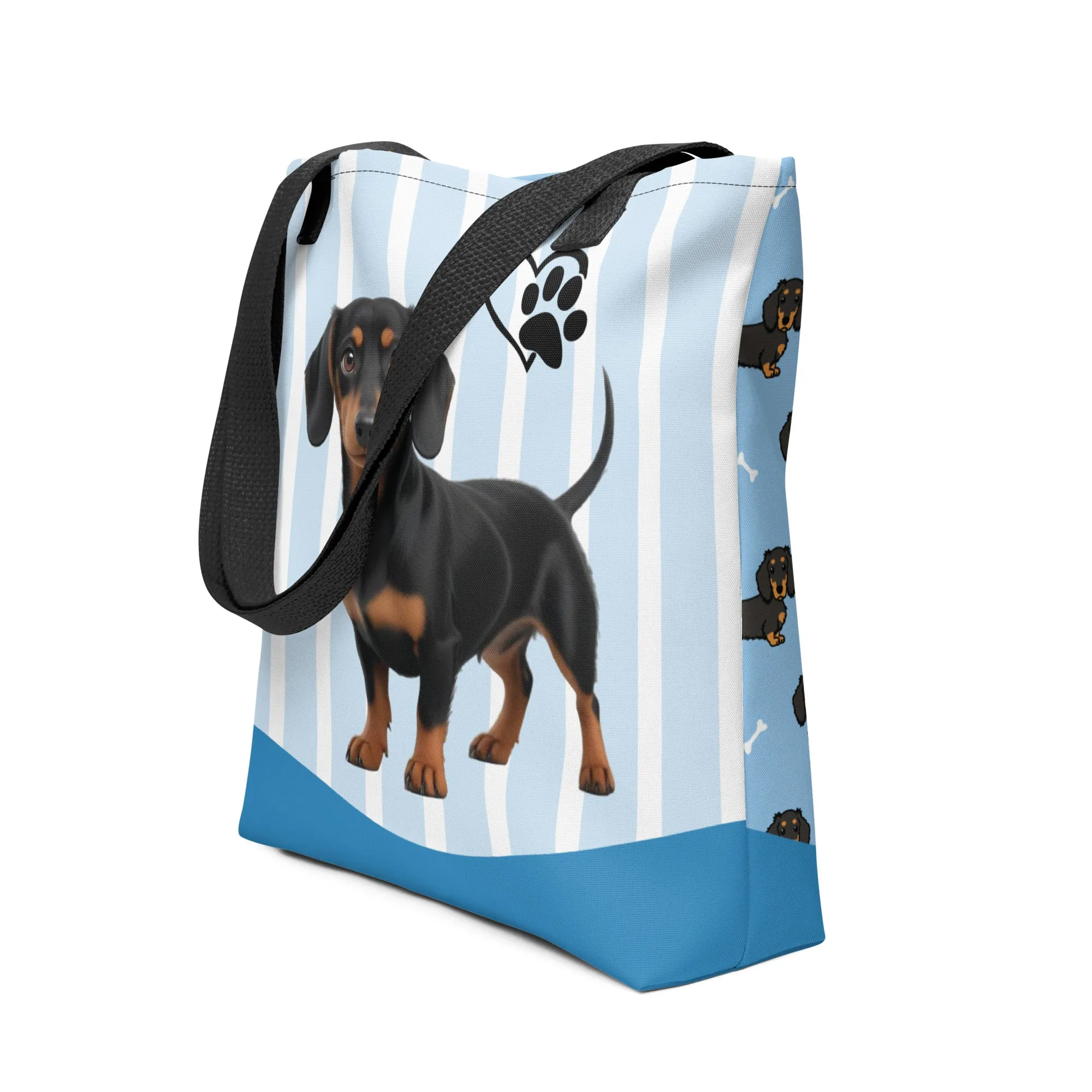 Dapper Dachshund Tote Bag