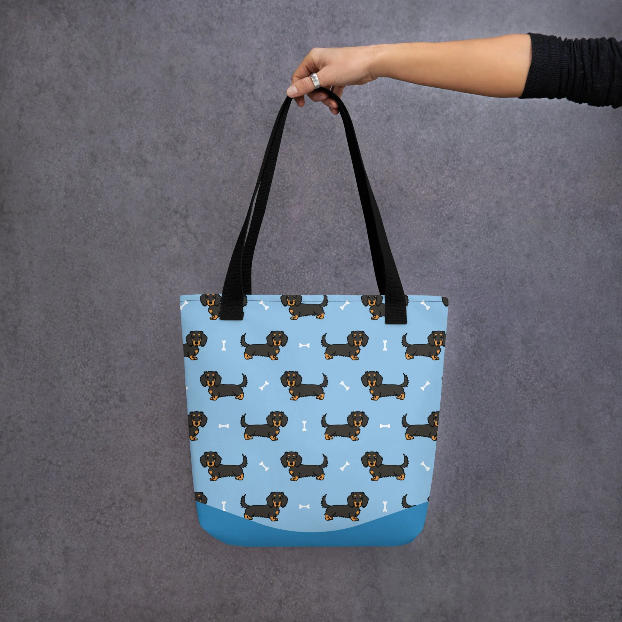 Dapper Dachshund Tote Bag