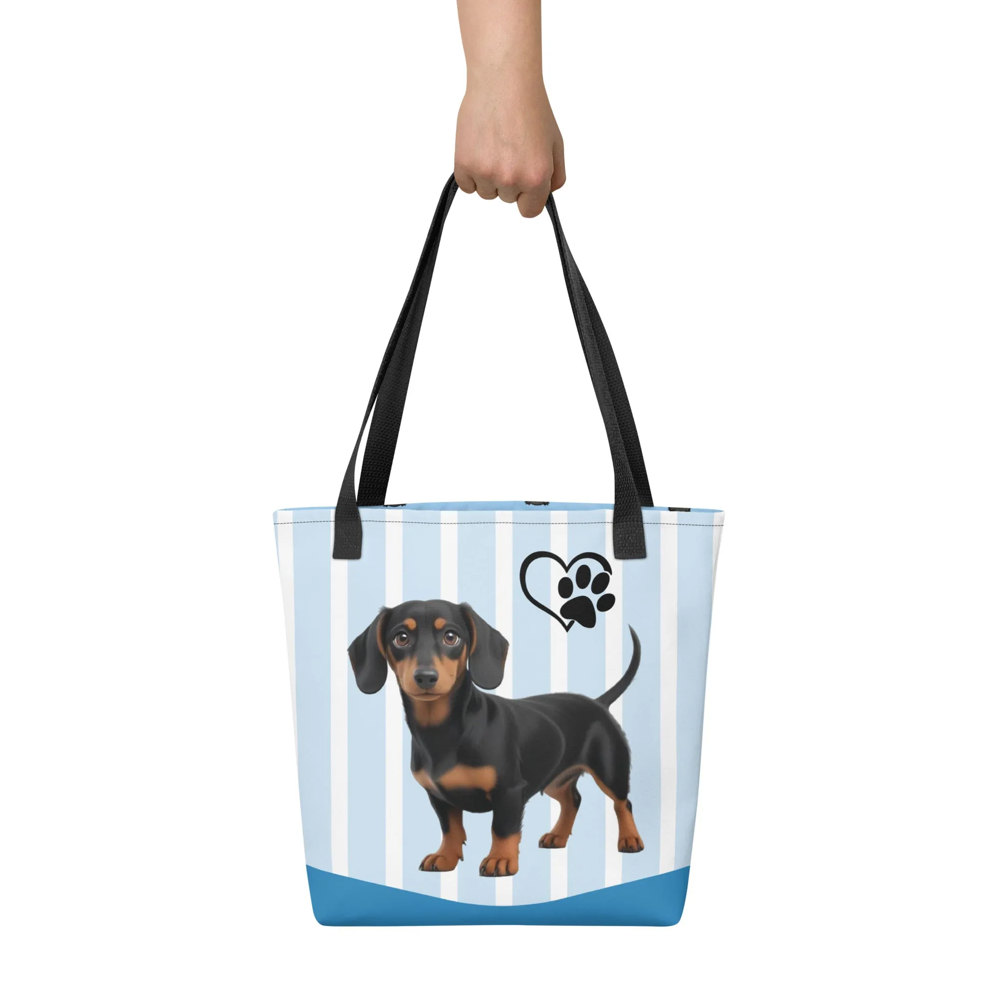 Dapper Dachshund Tote Bag