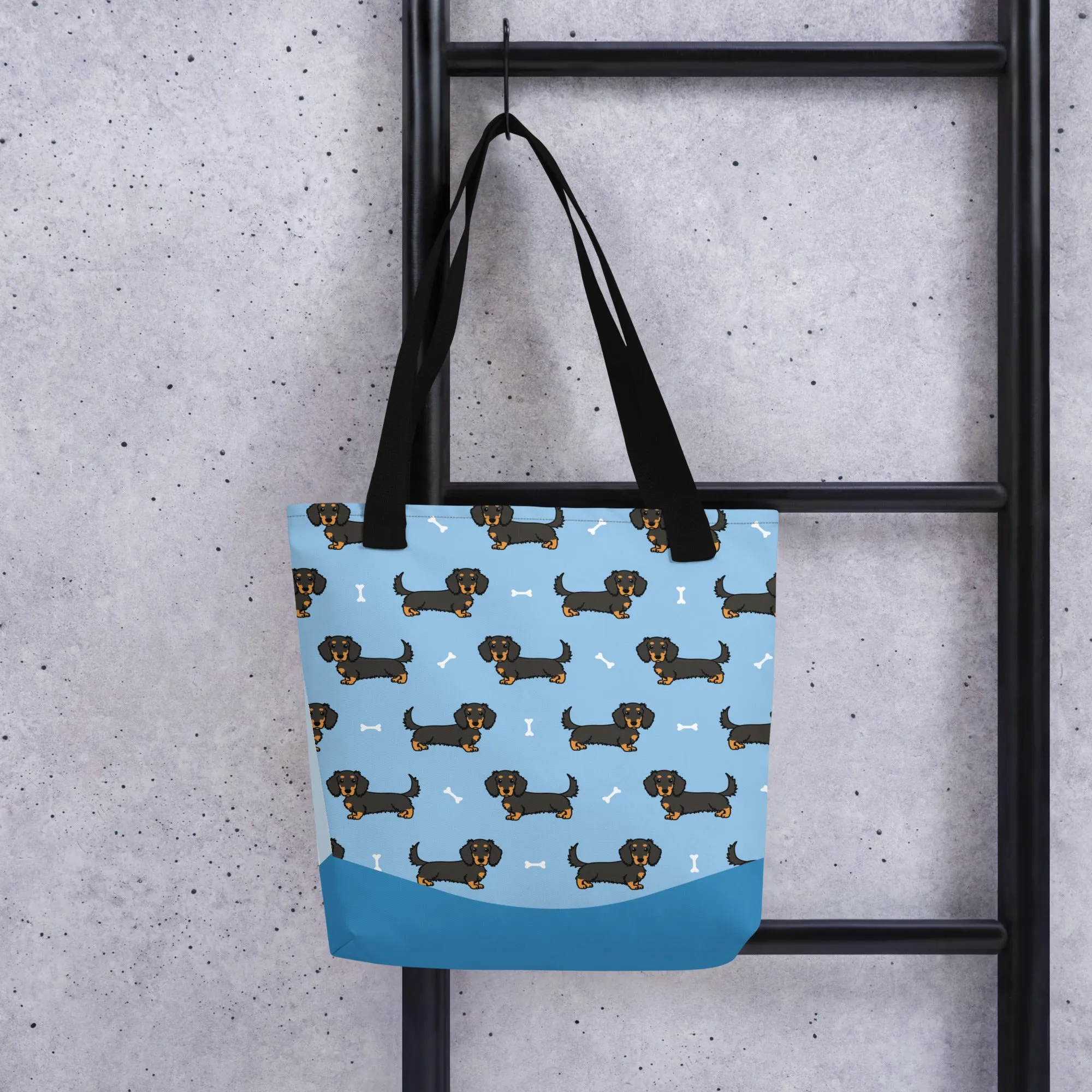 Dapper Dachshund Tote Bag