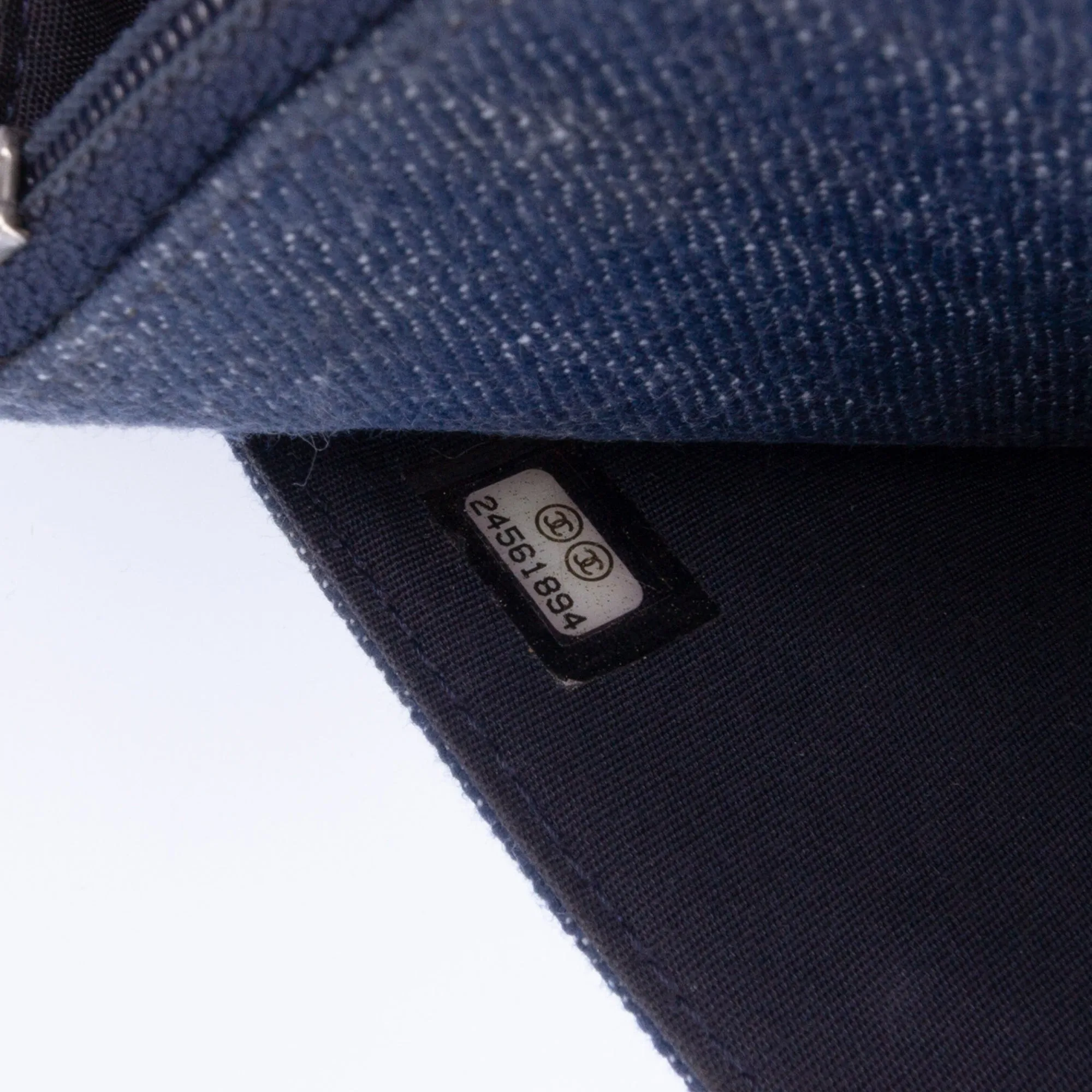 Denim and Velvet Wallet On Chain