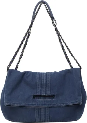 Denim Purse for Women Jean Purses Tote Bag for Womens Handbags Work Bags Shoulder Bag Crossbody Bags for Women