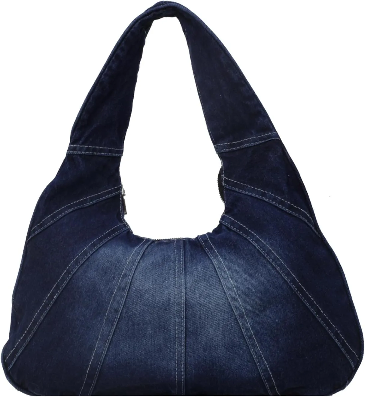 Denim Purse, Trendy Jean Purses for Women Denim Hobo Bag Y2K Shoulder Bag Handbags