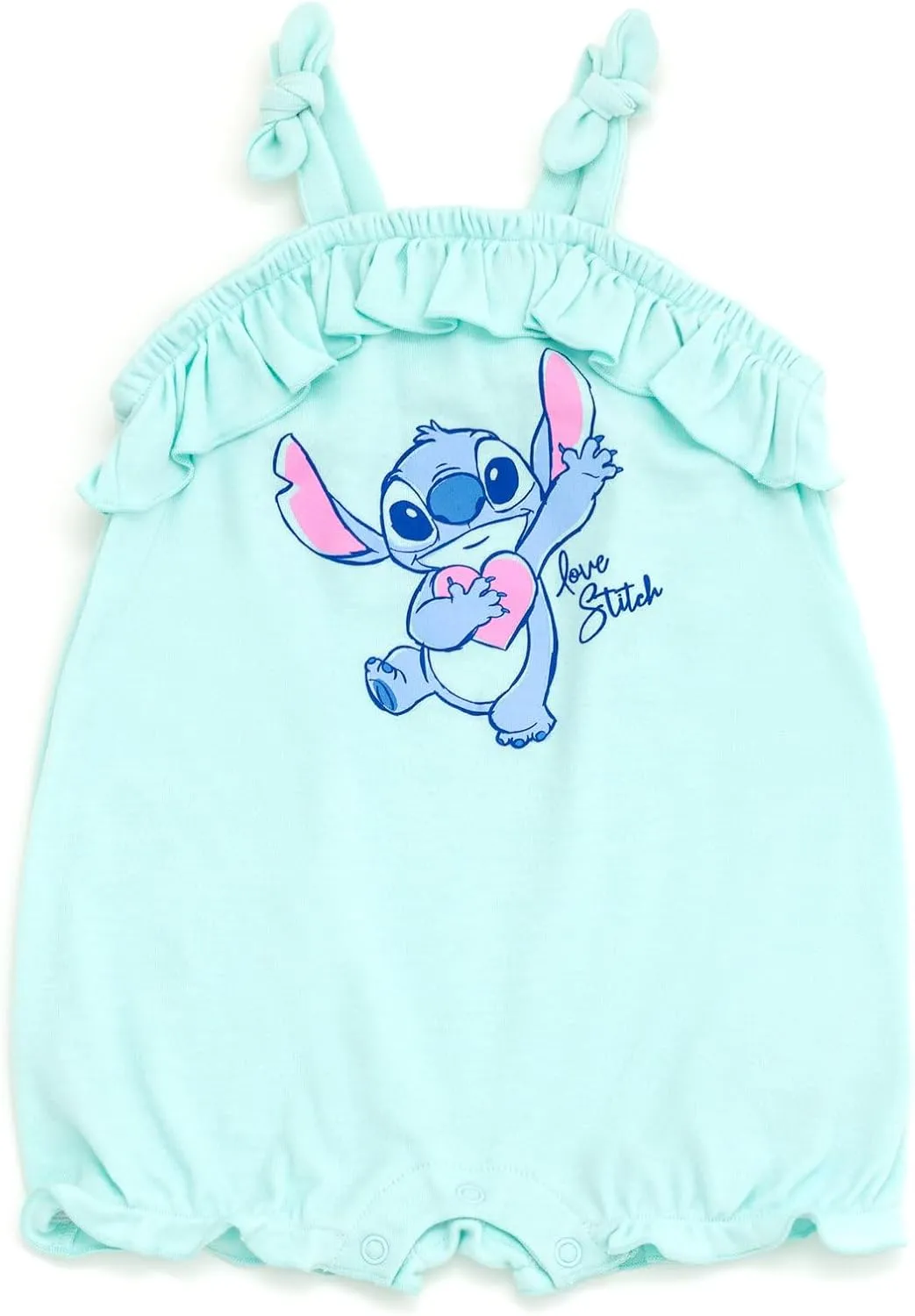 Disney Junior Baby Girls 2 Pack Rompers Newborn to Infant Sizes (Newborn - 24 Months)