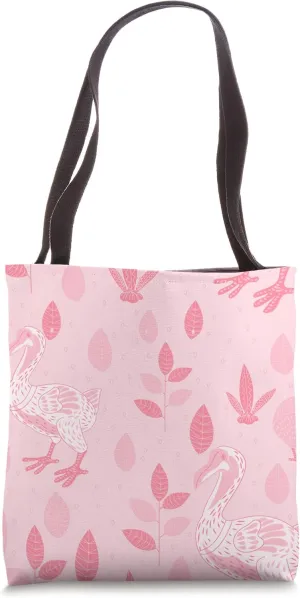 dodo bird scandinavian pattern pink Tote Bag