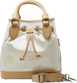 DOMINIE Clear Tote Leather Trim with Removable Interchangeable Liner