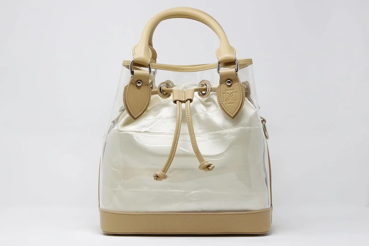 DOMINIE Clear Tote Leather Trim with Removable Interchangeable Liner