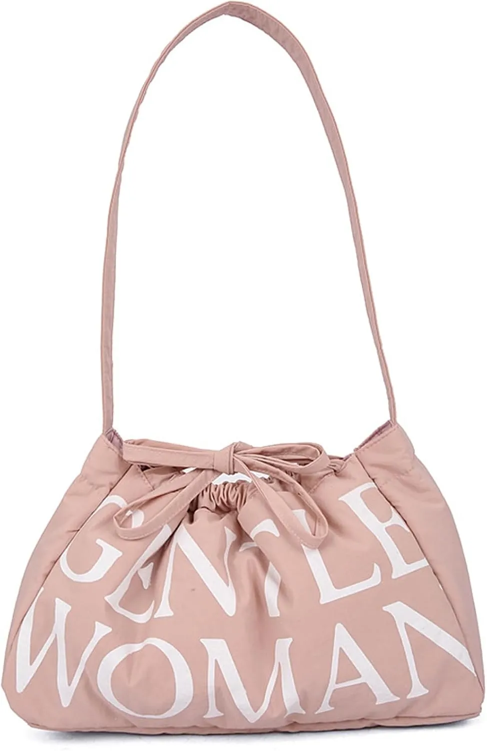 Drawstring Denim Slouch Bag with Snap Button Canvas Shoulder Handbag Travel Holiday Everyday Purse for Women
