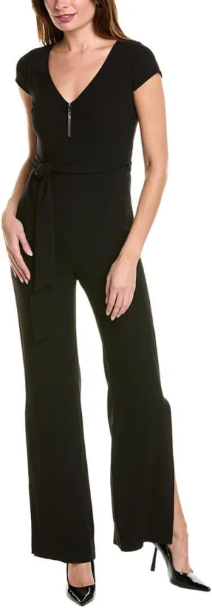 Elie Tahari Front Zip Jumpsuit