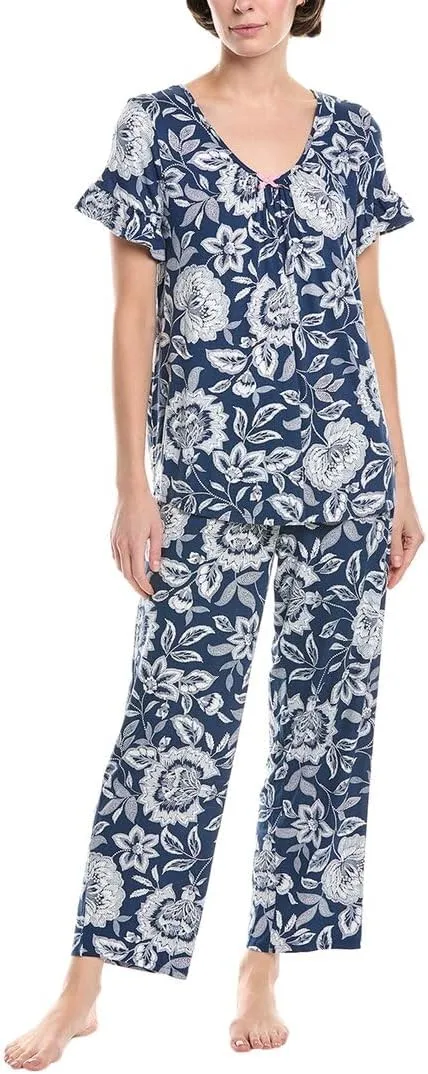 ELLEN TRACY 2Pc Shirt & Pant Sleep Set