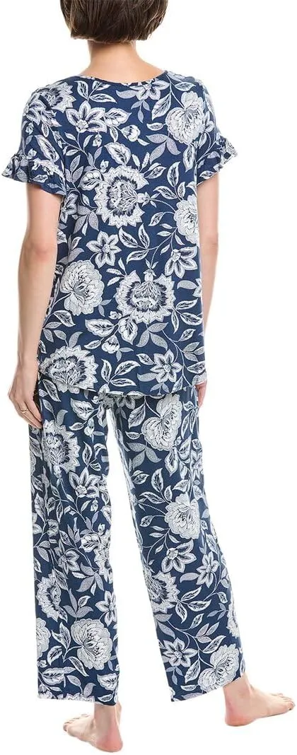 ELLEN TRACY 2Pc Shirt & Pant Sleep Set