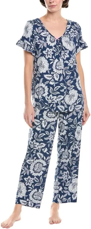ELLEN TRACY 2Pc Shirt & Pant Sleep Set