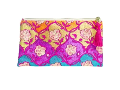 Embroidered Makeup Bag