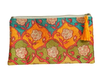 Embroidered Makeup Bag