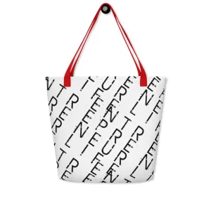 Entrepreneur Life Logo Pattern All-Over Print Large Tote Bag