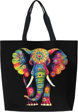 Famame Canvas Tote Bag Large Women Casual Shoulder Bag Handbag Reusable Multipurpose Shopping Grocery Bag For Outdoors…