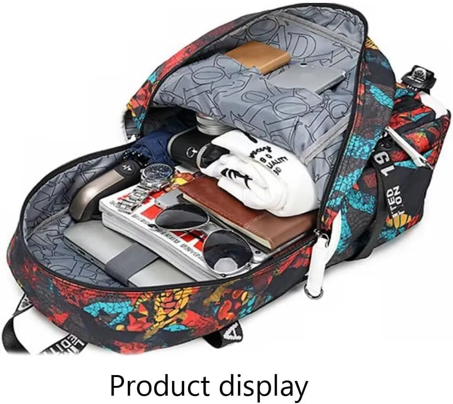 FANwenfeng Basketball Player 23 Luminous Backpack Travel Daypack Fans Bag (Style 9)