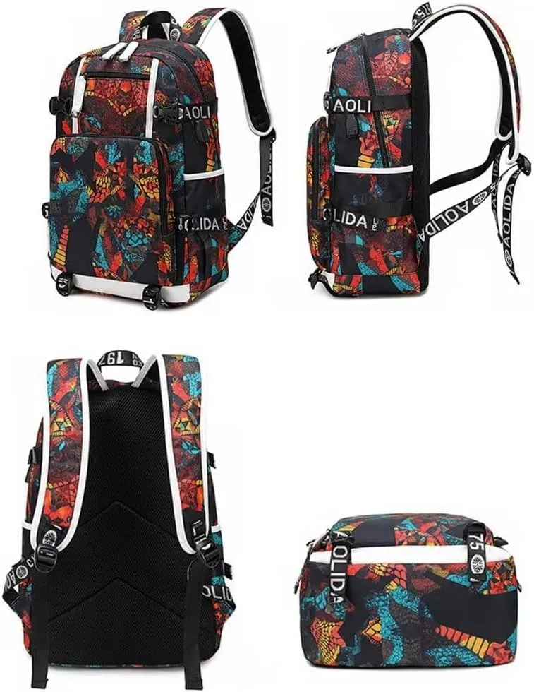 FANwenfeng Basketball Player 23 Luminous Backpack Travel Daypack Fans Bag (Style 9)