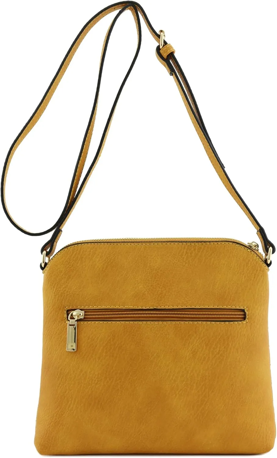 FashionPuzzle Chevron Quilted Medium Crossbody Bag with Tassel Accent