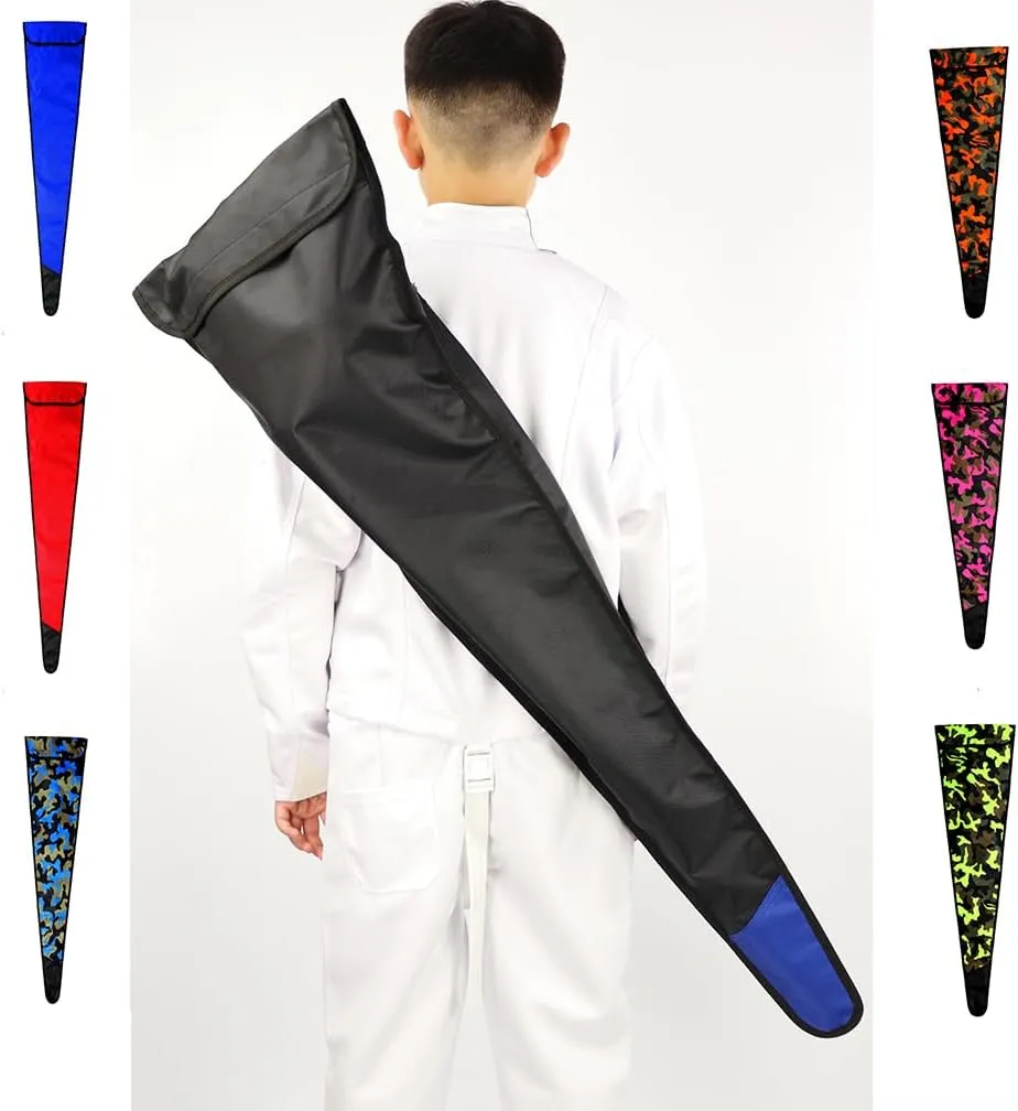 Fencing Sword Sling Shoulder Bag for Foil, Epee, Saber, and Longsword，Made of 1680D Strand Oxford Cloth/420D Encryption，Protect your Fencing Weapons with a Sword Sleeve Cover Case