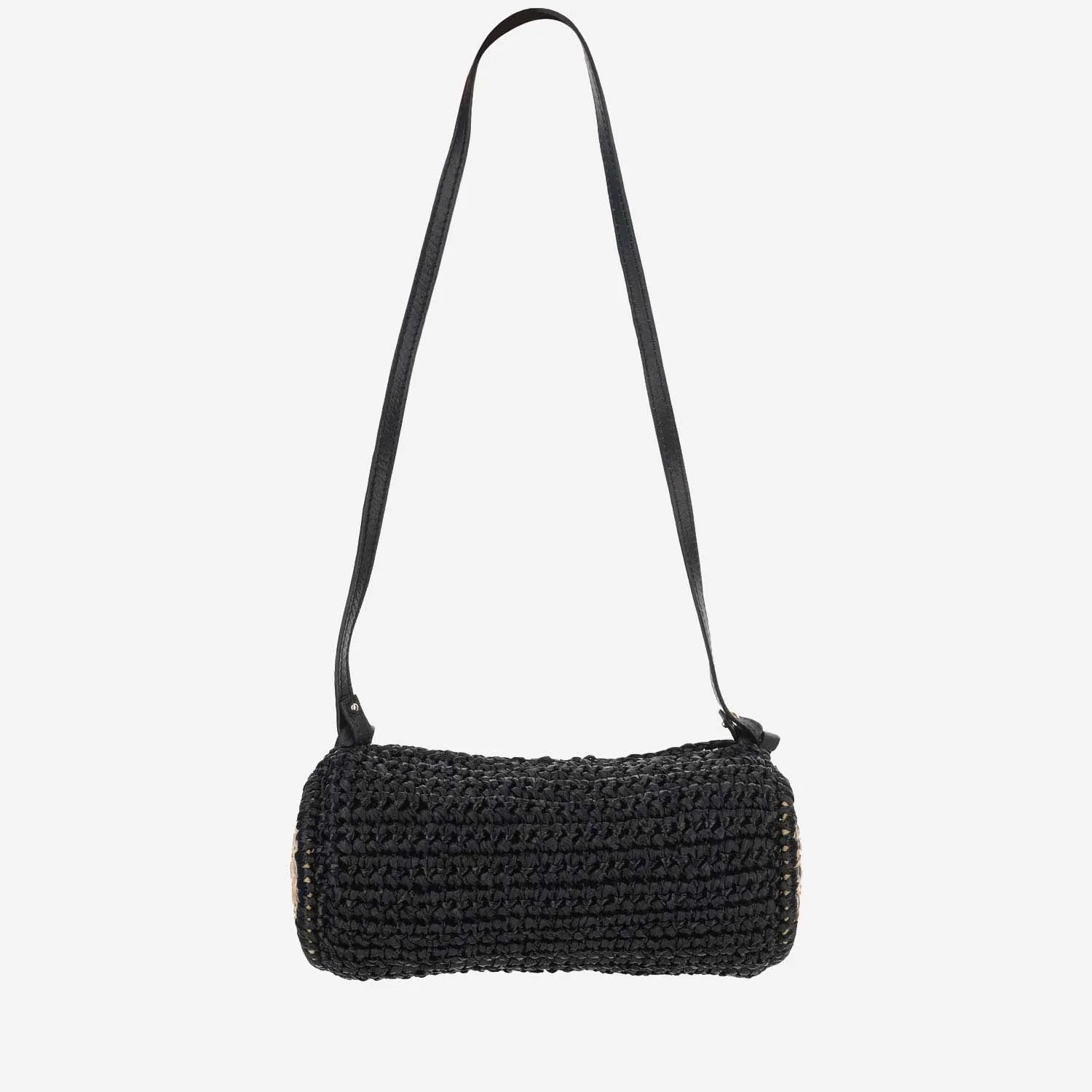 Filippo Catarzi Viscose And Straw Blend Bag
