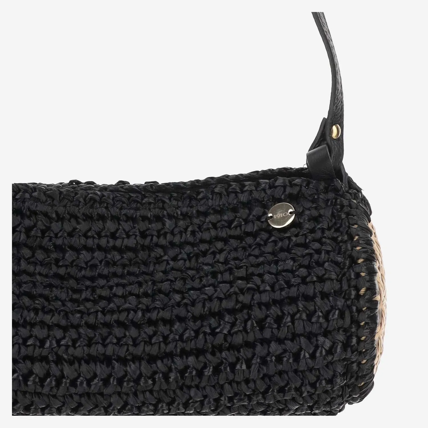 Filippo Catarzi Viscose And Straw Blend Bag