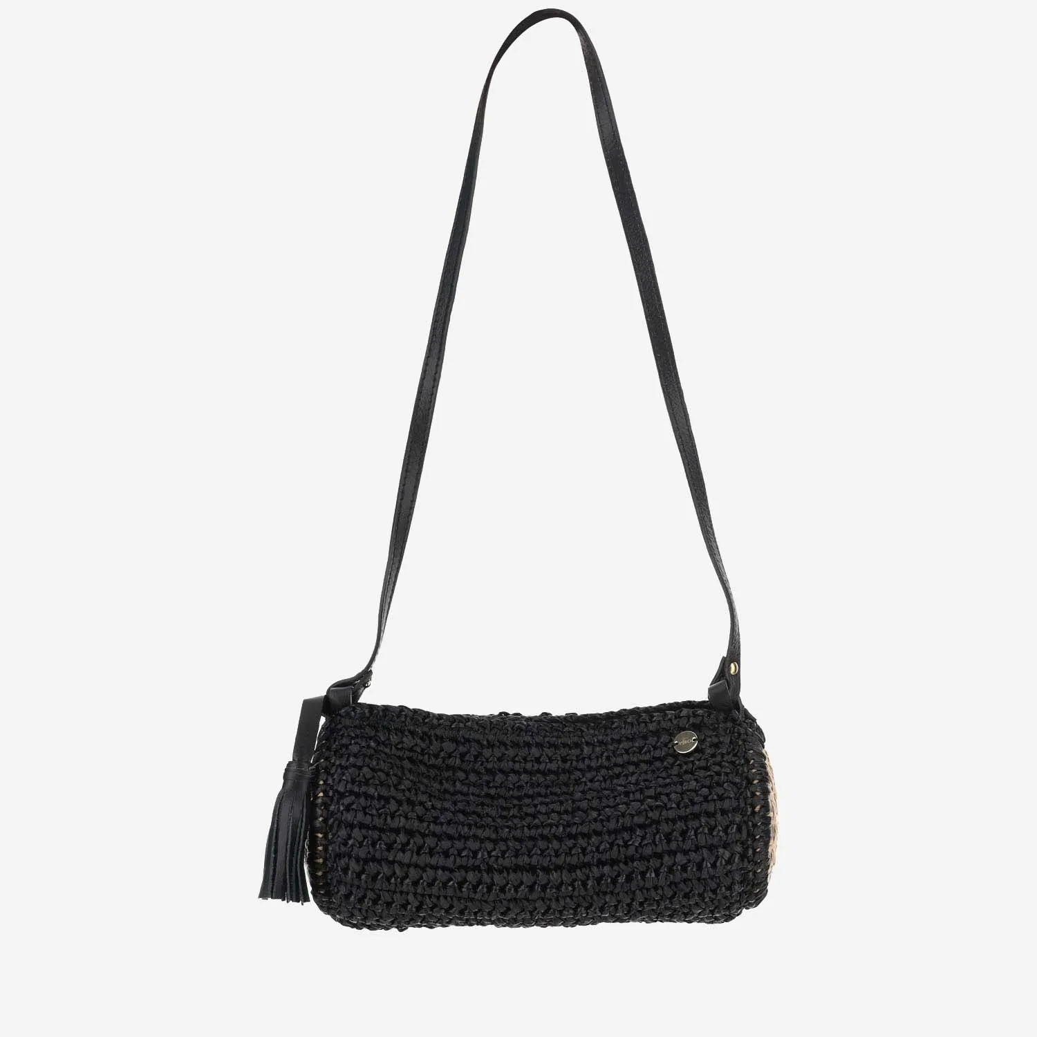 Filippo Catarzi Viscose And Straw Blend Bag