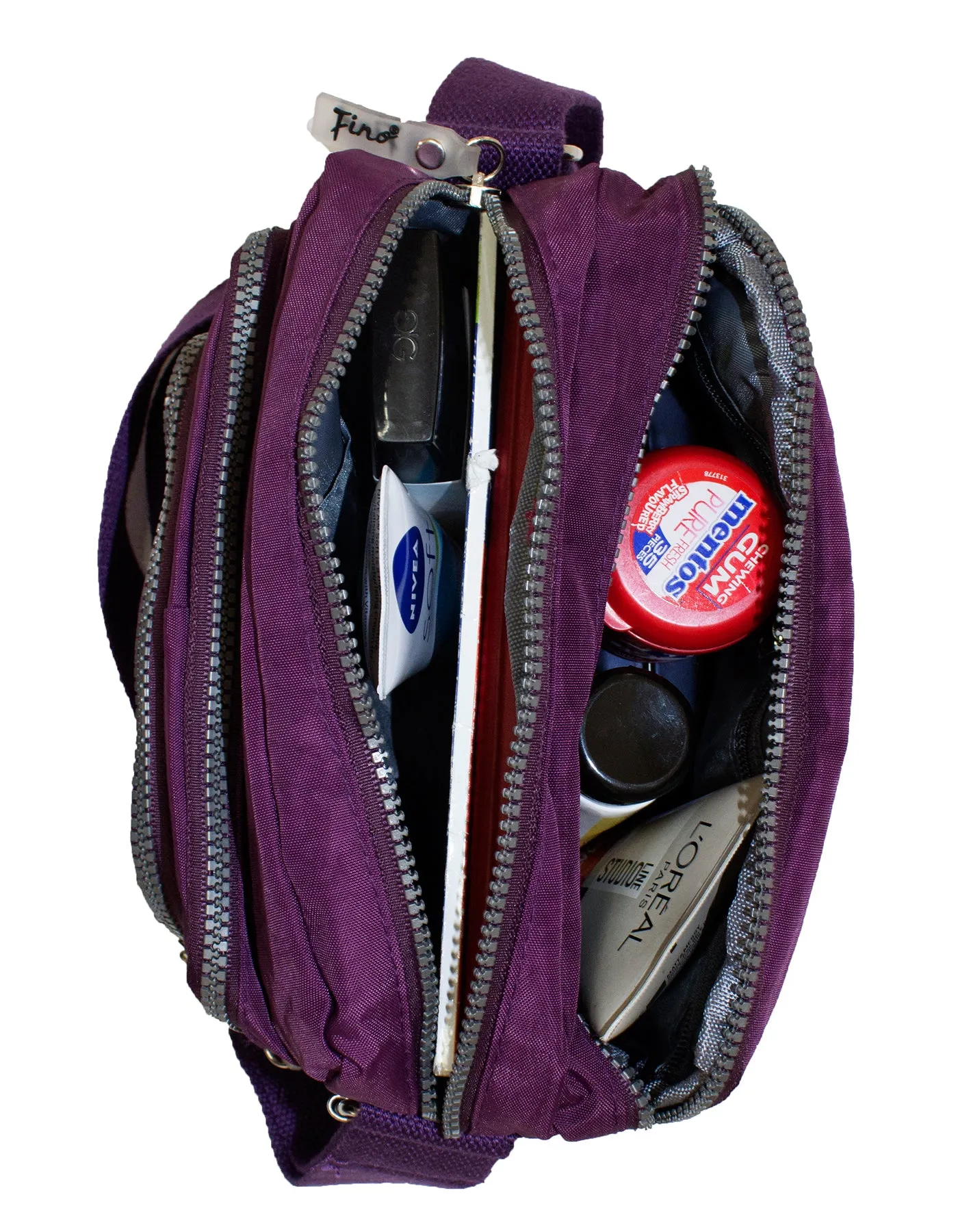 Fino SK-7732 Waterproof Ultra-Light Crinkle Nylon Crossbody Bag