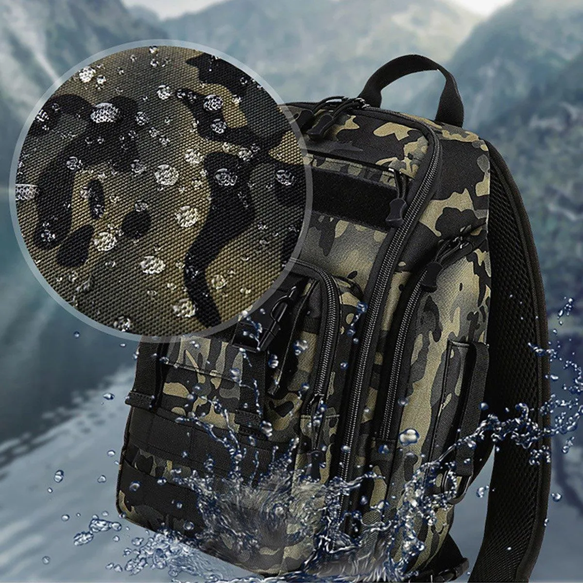 Fishing Tackle Backpack Storage Bag Shoulder Fishing Gear Bags Outdoor Backpack