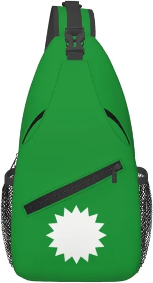 Flag Of Khmer Mountain Tribes Crossbody Bags For Women Men Chest Backpack Gym Shoulder Bag Travel Outdoor Sports Casual Crossbody Bags