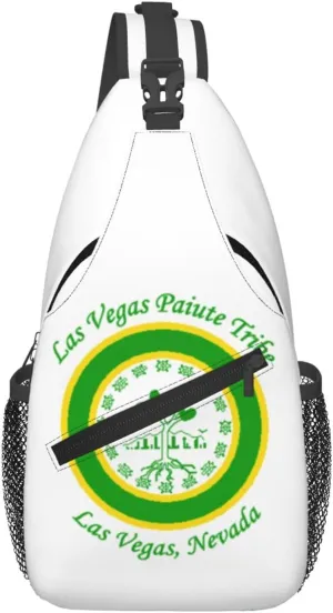 Flag Of The Las Vegas Paiute Tribe Crossbody Bags For Women Men Chest Backpack Gym Shoulder Bag Travel Outdoor Sports Casual Crossbody Bags
