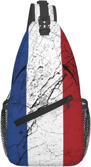 Flag Of The Netherlands Texture Effect Crossbody Bags For Women Men Chest Backpack Gym Shoulder Bag Travel Outdoor Sports Casual Crossbody Bags