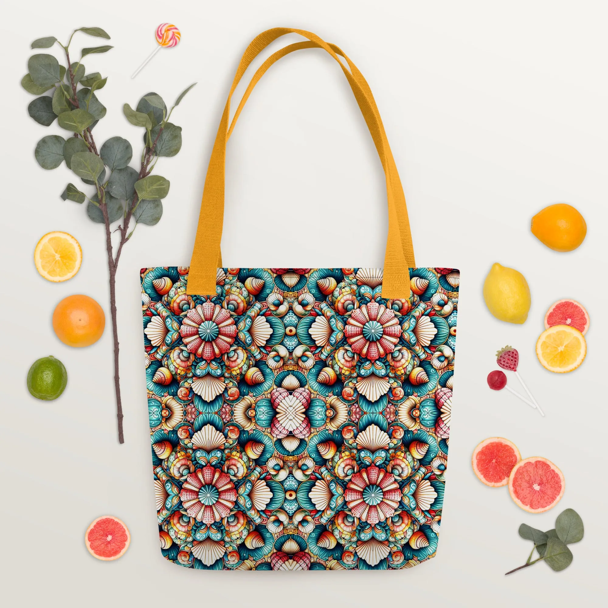 FLORIDA SEA SHELLS Tote Bag - FL Sea Shells Tote Bag