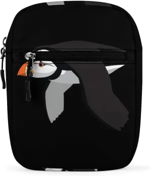 Flying Puffins Funny Crossbody Bags Casual Sling Backpack with Adjustable Strap for Women Men