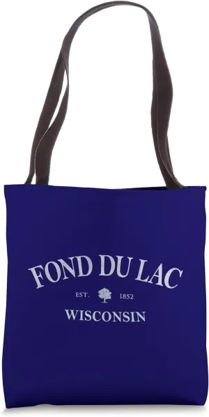 Fond du Lac Wisconsin | Fond du Lac WI Graphic Print Tote Bag