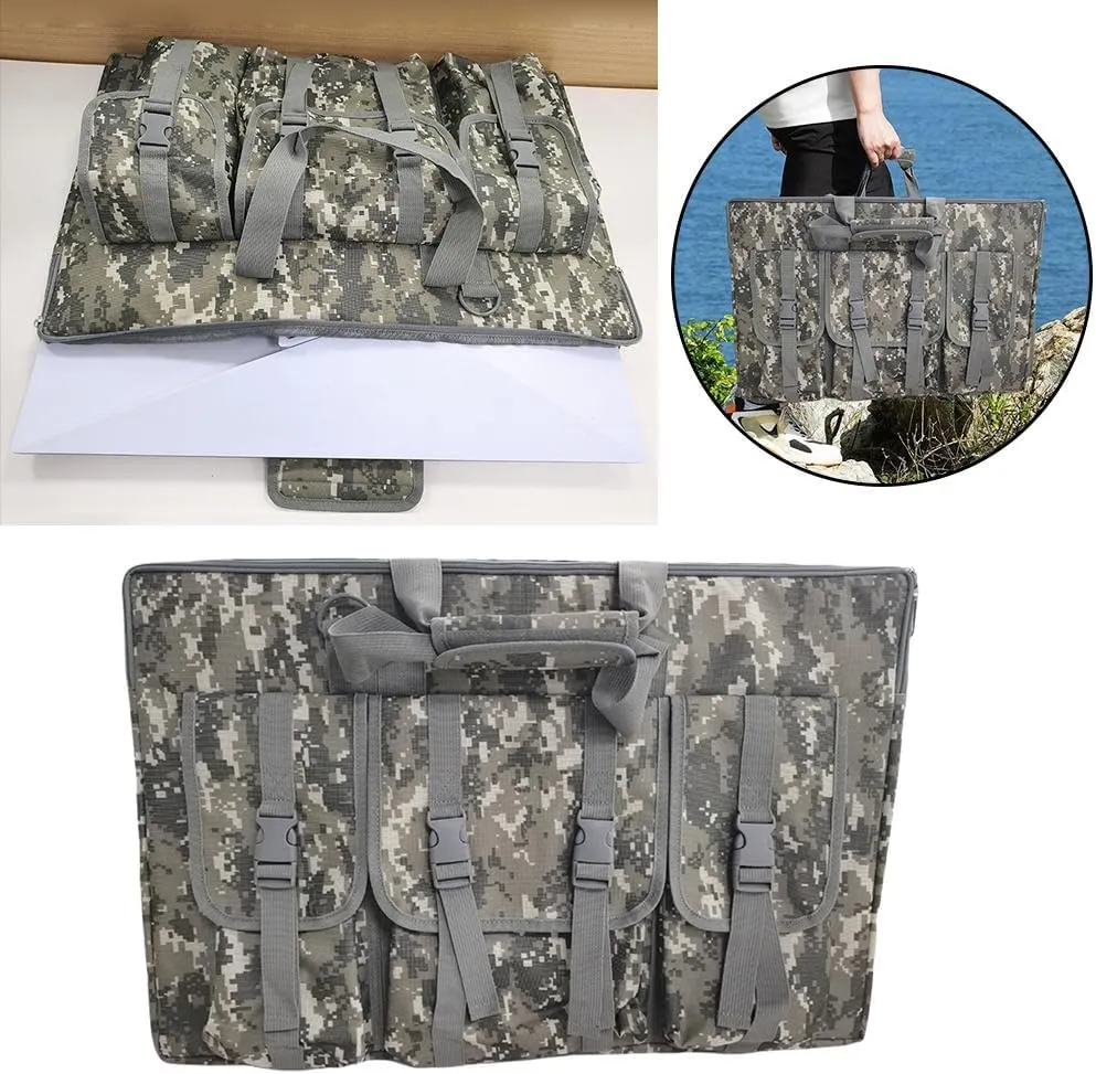 For Starlink Gen 3 Satellite RV Carry Bag,Portable Protective Carrying Case Organizer Bag,Handbag for Starlink Dish and All Accessories,Easy to Carry for Outdoor Camping and RV Trips (Camouflage)