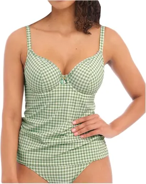 Freya Women's Standard Check in Uw Plunge Tankini Top