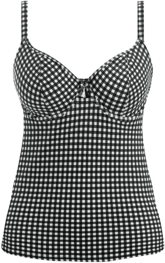 Freya Women's Standard Check in Uw Plunge Tankini Top