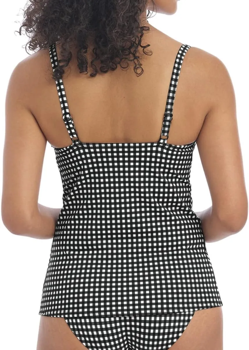Freya Women's Standard Check in Uw Plunge Tankini Top