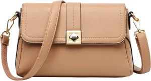 FSD.WG Women Tassel Zipper Pocket Crossbody Bag Shoulder Purse Fashion Travel Bag with Multi Pockets