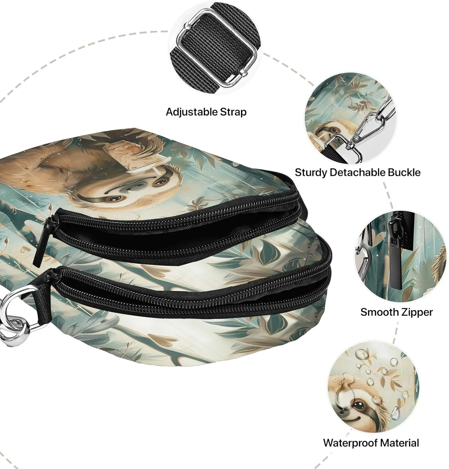 FyLybois Small Crossbody Bags for Women Casual Cell Phone Bag Wallet Purse Waterproof with Card Slots Adjustable Strap