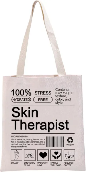 G2TUP Esthetician Gift Tote Bag for Skin Therapist & Cosmetology Gift Lovers