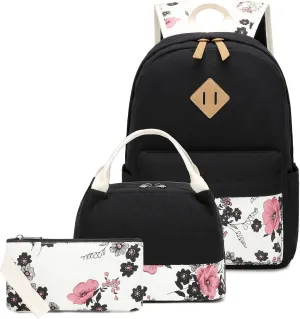 Goodking Teen Girls School Backpack Kids Bookbag Lightweight Travel Laptop Backpack Stylish Casual Daypack