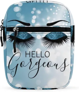 Gorgeous Blue Eyes Crossbody Bag Small Shoulder Bag Waterproof, Lightweight And Convenient