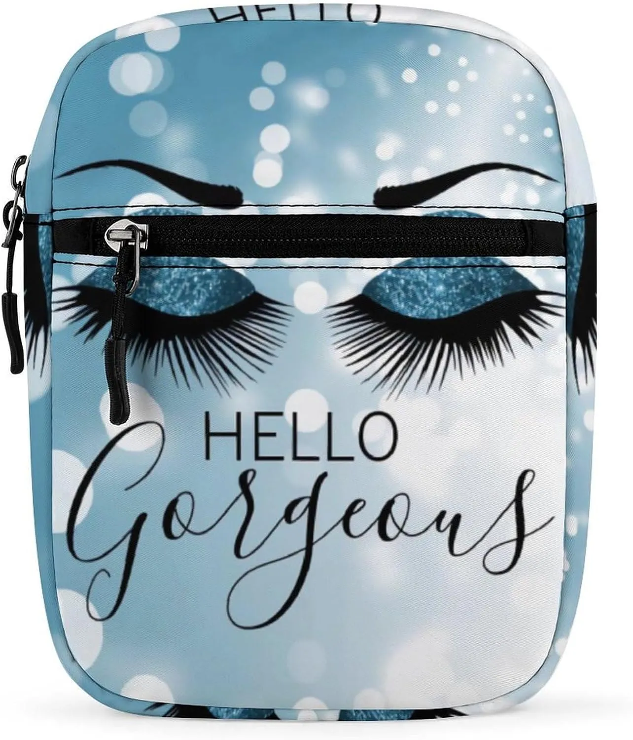 Gorgeous Blue Eyes Crossbody Bag Small Shoulder Bag Waterproof, Lightweight And Convenient