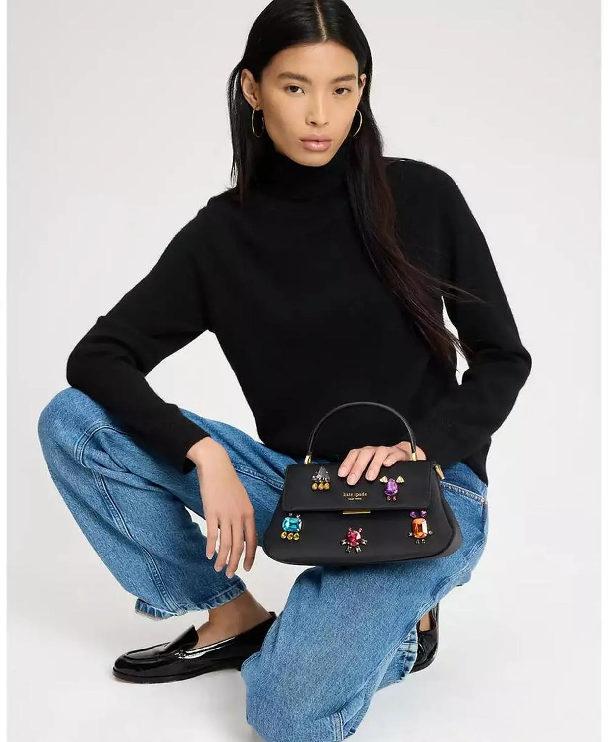 Grace Embellished Small Satchel Bag
