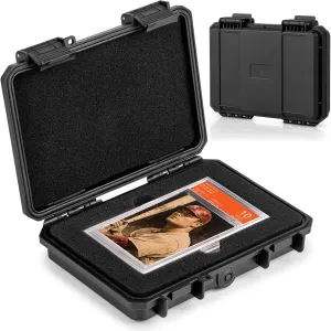 Graded Card Storage Box, PSA Slab Case Holder for Graded Cards, Top Loaders Trading Card Storage Hard Case, Hold up to 3 Graded Cards (1 Slot)